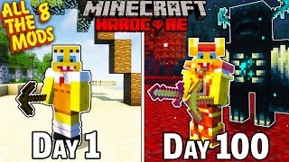 I Survived 100 Days in ALL THE MODS 8 HARDCORE MINECRAFT