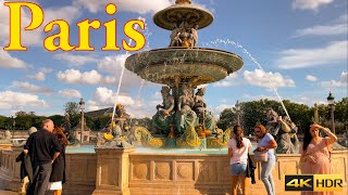 Paris walking tour 2021 | walking around place de la Concorde | Paris 4K | A Walk In Paris