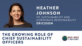 The Growing Role of Chief Sustainability Officers