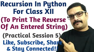 to print reverse of a string using recursion | how to print string in reverse order using recursion