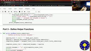 "Intro to Python: Building A Hangman Game" by Peter Mayor