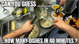 Can you guess how many dishes we can make in 40 minutes? 🍽️🔥