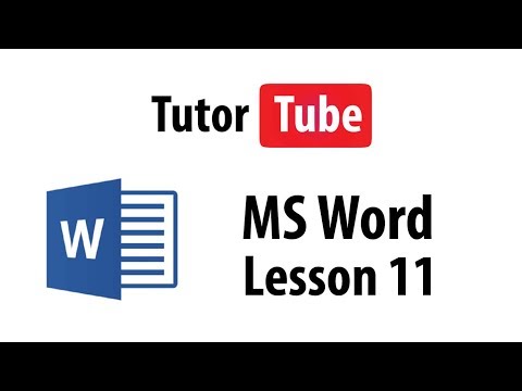 MS Word Tutorial – Lesson 11 – Undo and Redo