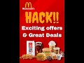 Check out how this app can get you exciting offers at McDonald's..!!!