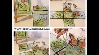 Stampin Up UK Magic Exploding Butterfly Box by Craftyhallett