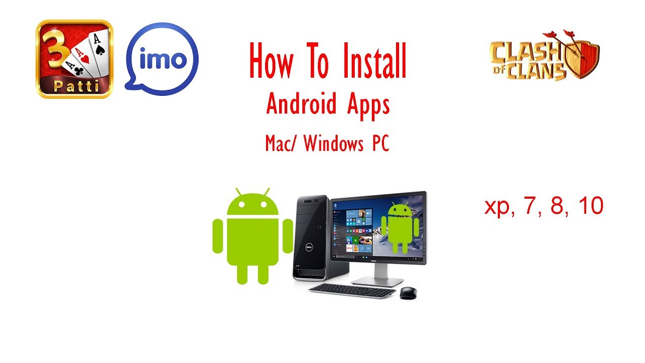 How To Install Android App Apk On Windows Pc Or Mac Os Bangla Tutorial ...