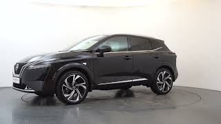 Stunning Qashqai 1.3 DIG-T MH Tekna+ in Pearl Black Metallic with Premium Leather and Accessories!