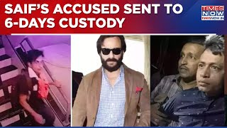 Saif Ali Khan Case Probe Update | Accused Sent To 6 Days Police Custody, Clothes \u0026 Phone Recovered