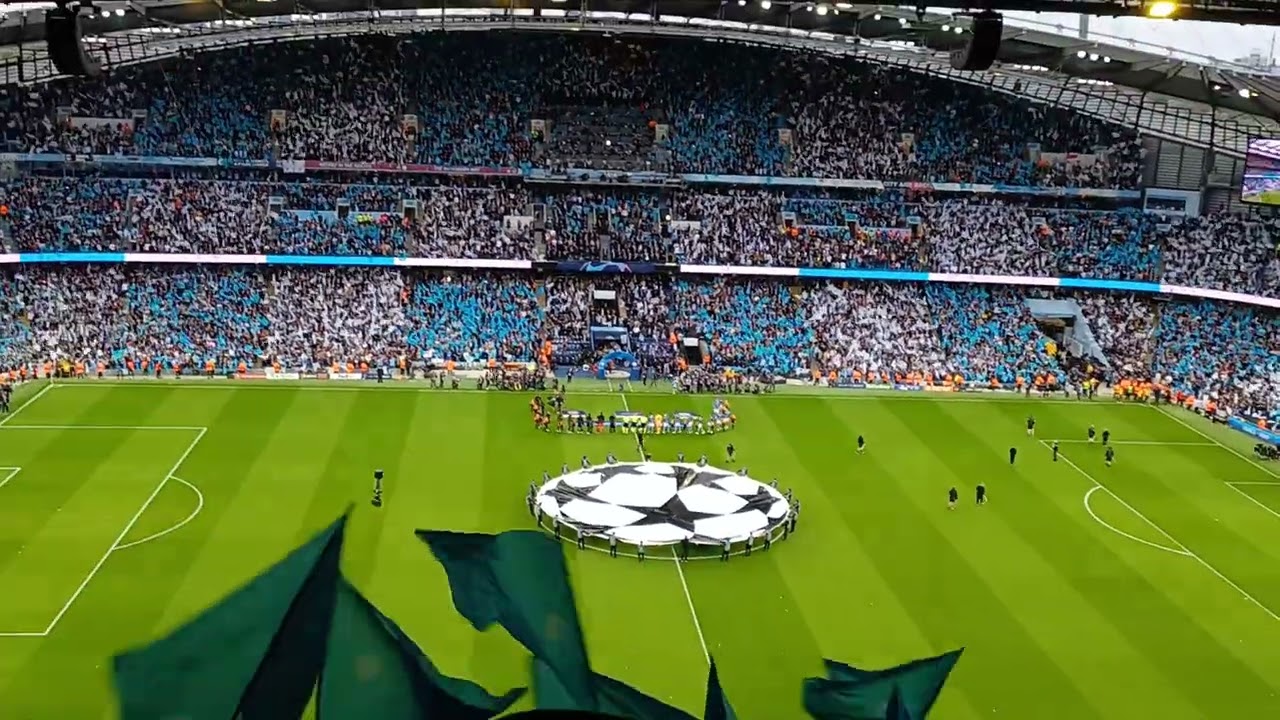 Manchester City Vs Real Madrid 4-0 (2-0) Champions League Anthem , 17 ...