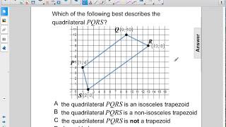 Geometry Quadrilaterals Trapezoids Pt 3 Q115