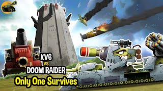 KV6 vs Doom Raider : Only One Survives #kv6 #gameoftanks #cartoons_about_tanks_english #xetăng