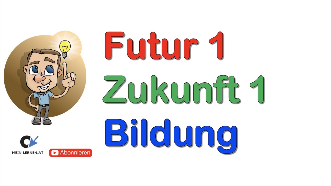 Futur 1 (Zukunft 1) Bildung Mit Personalformen Übung - YouTube