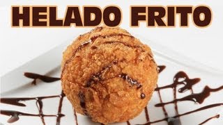 Receta muy fácil para hacer HELADO FRITO en casa en pocos minutos | Recetas de postres