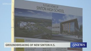 Sinton community celebrates groundbreaking of new high school campus