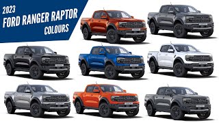 All-New 2023 Ford Ranger Raptor - All Color Options - Images | AUTOBICS