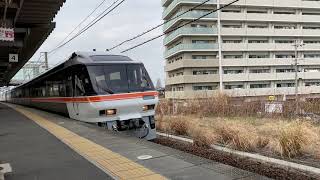 特急ひだ名古屋行き　枇杷島駅通過