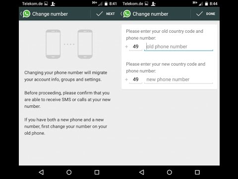 How To Change Your WhatsApp Phone Number - YouTube