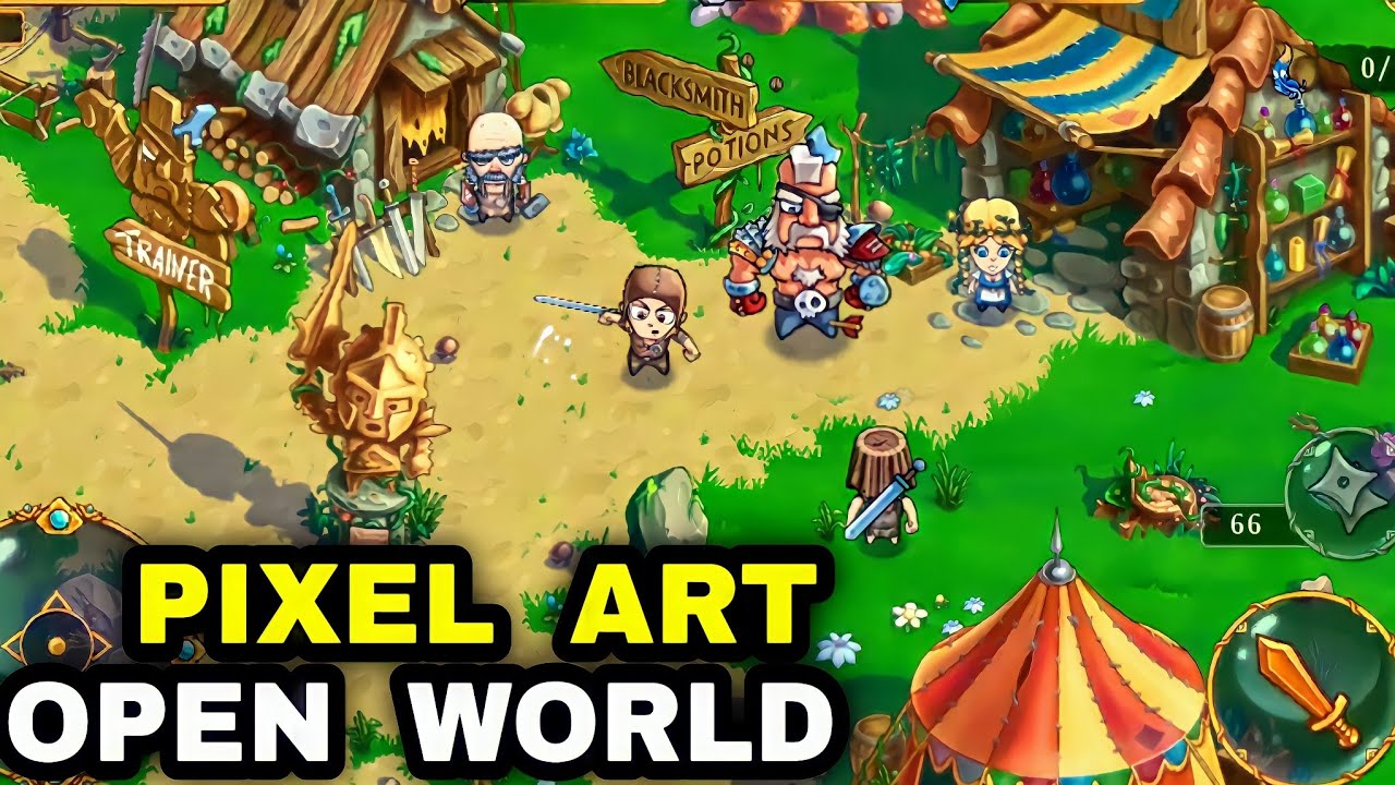 Top 13 Open World RPG PIXEL ART Games Android & IOS Action Pixel Art ...