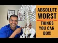 Top 7 ABSOLUTE WORST Activities You Can Do For Lumbar Spinal Stenosis