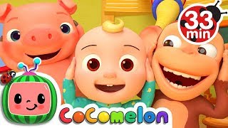Head Shoulders Knees and Toes + More Nursery Rhymes & Kids Songs - CoComelon