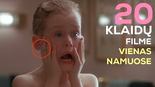 Kinofeilai: 20 klaidų filme VIENAS NAMUOSE