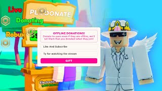 Giving Robux To EVERY Viewer On Pls Donate