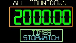 2,000 Seconds Countdown (33:20 Minutes) Timer Remix BBC Breakfilling 2003+BBC Countdown 2008-2023