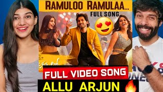 RAMULOO RAMULAA | Ala Vaikunthapurramuloo | Allu Arjun | Full Video Song REACTION!!