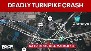 4 killed in NJ Turnpike crash in Carneys Point Township