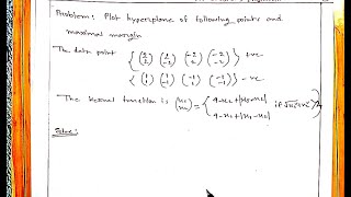 Non Linear SVM | Solved Support Vector Machine | Linear SVM math question solve | machine learning