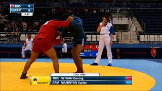 GZIRIAN Gevorg (RUS) VS MAHINYAN Karlen (ARM), Sambo Sport 71 Kg Men