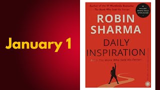 Daily inspiration | January 1 | Story explained in Hindi | Book by - Robin Sharma