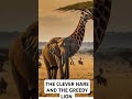 THE CLEVER HARE AND THE GREEDY LION #africanfolktales #africanstories #africa #africanfolklore