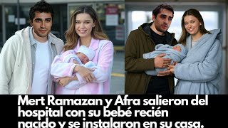 Mert Ramazan and Afra left the hospital with their newborn baby and settled in their house.