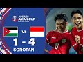 Yordania U23 vs. Indonesia U23 1-4 Sorotan | Piala Asia AFC U23 2024