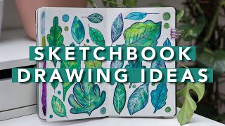 Sketchbook Page Ideas | Let's finally fill this one! 😁