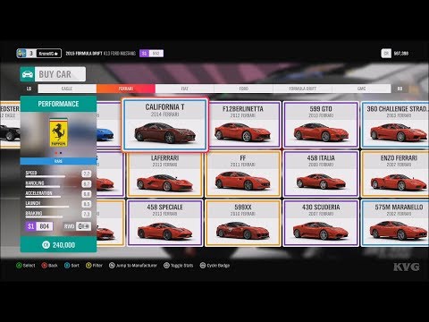 Forza Horizon 4 - All Cars  List (HD) [1080p60FPS]