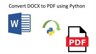 How to convert docx to pdf using python ( docx to pdf using python )