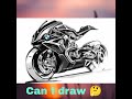 BMW BIKE 🤔 can I draw || @Soumyadip Jana Art and more ||