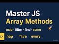 Master JavaScript Array Methods | map(), forEach(), filter(), some(), every() with Examples