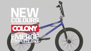 Colony Emerge BMX bike - Blue (NEW COLOUR)