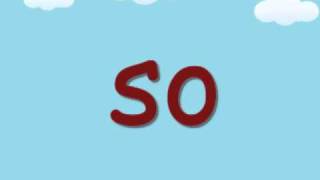 First 100 High Frequency Words with voice and background music.