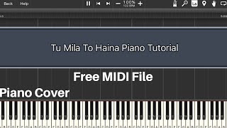 Tu Mila To Haina | Piano Tutorial | FREE Midi | Piano Cover | Prince Productions