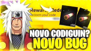 NOVO CODIGUIN? 🤯🔥 NOVO BUG PARA PEGAR O JIRAYA MUITO RÁPIDO! ✅️ (Muito fácil)