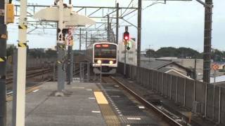 209系外房線各駅停車千葉行き 茂原駅停車