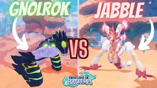 JABBLEBASHHE VS GNOLROK! | Creatures of Sonaria