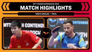 Xu Yingbin vs Tiago Apolonia | MS Final | WTT Feeder Cappadocia 2025