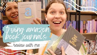 trying amazon book journal finds | review with me | plan with emm