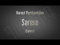 Harout Pamboukjian - Sarere Lyrics