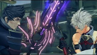 Malos vs Addam.Mythra.Fan.Minoth.Bridghid.Hugo.Aegaeon.Lora.Jin . Fight Scene. Xenoblade 2: Torna